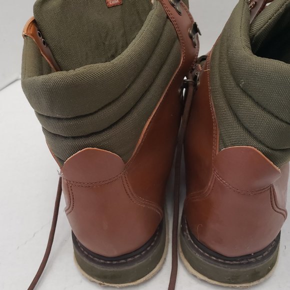 Brown lace Up Simms Mens Shoes Boots Wading Fly Fishing 14 - Picture 10 of 13